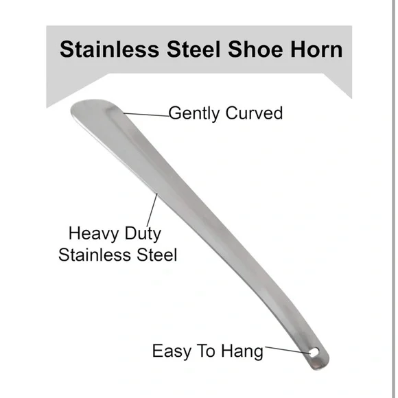 Stainless Steel Shoe Horn - Picture 4 of 5